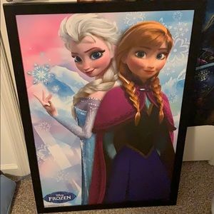 Elsa & Anna poster board